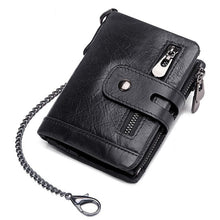 Load image into Gallery viewer, Genuine Cow Leather Wallet Men