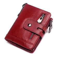 Load image into Gallery viewer, Genuine Cow Leather Wallet Men