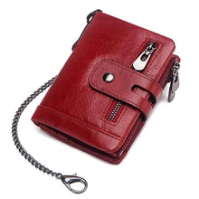 Load image into Gallery viewer, Genuine Cow Leather Wallet Men