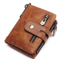 Load image into Gallery viewer, Genuine Cow Leather Wallet Men