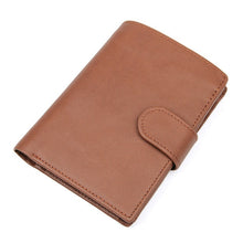 Load image into Gallery viewer, Men Short Wallet Genuine Leather
