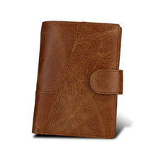 Load image into Gallery viewer, Men Short Wallet Genuine Leather