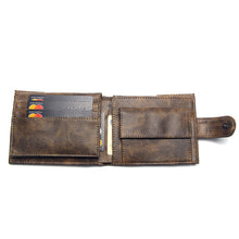 Load image into Gallery viewer, Fashion Hasp Short Men Wallet Vintage
