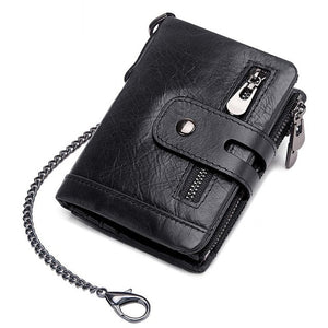 Genuine Cow Leather Wallet Men