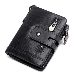Genuine Cow Leather Wallet Men