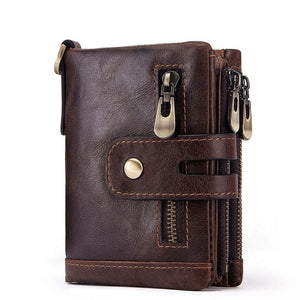 Genuine Cow Leather Wallet Men