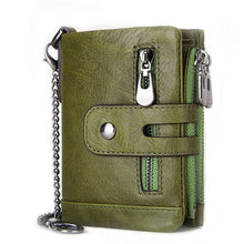 Load image into Gallery viewer, Genuine Cow Leather Wallet Men
