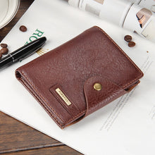 Load image into Gallery viewer, Small wallet men multifunction purse
