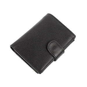 Men Short Wallet Genuine Leather