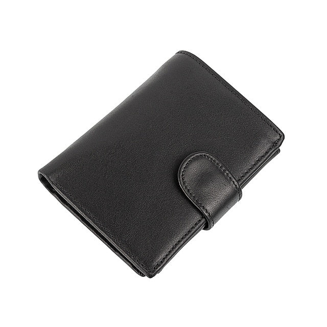 Men Short Wallet Genuine Leather