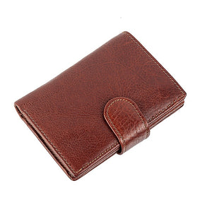 Men Short Wallet Genuine Leather