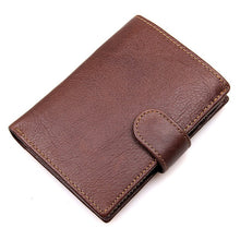 Load image into Gallery viewer, Men Short Wallet Genuine Leather
