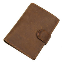 Load image into Gallery viewer, Men Short Wallet Genuine Leather
