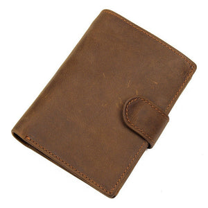 Men Short Wallet Genuine Leather