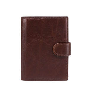Men Short Wallet Genuine Leather