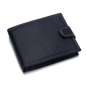 Fashion Hasp Short Men Wallet Vintage