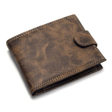 Load image into Gallery viewer, Fashion Hasp Short Men Wallet Vintage
