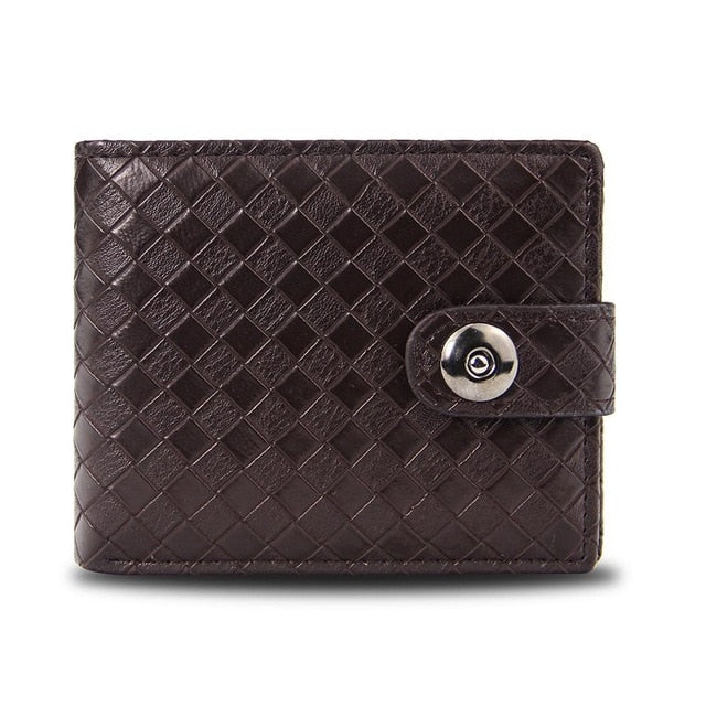 men wallet made of leather genuine purse