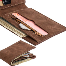 Load image into Gallery viewer, High Quality Men Small Thin Soft Leather Wallet
