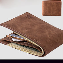 Load image into Gallery viewer, High Quality Men Small Thin Soft Leather Wallet
