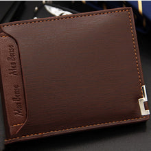Load image into Gallery viewer, Vintage Men Leather Wallet Short
