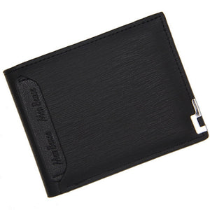 Vintage Men Leather Wallet Short